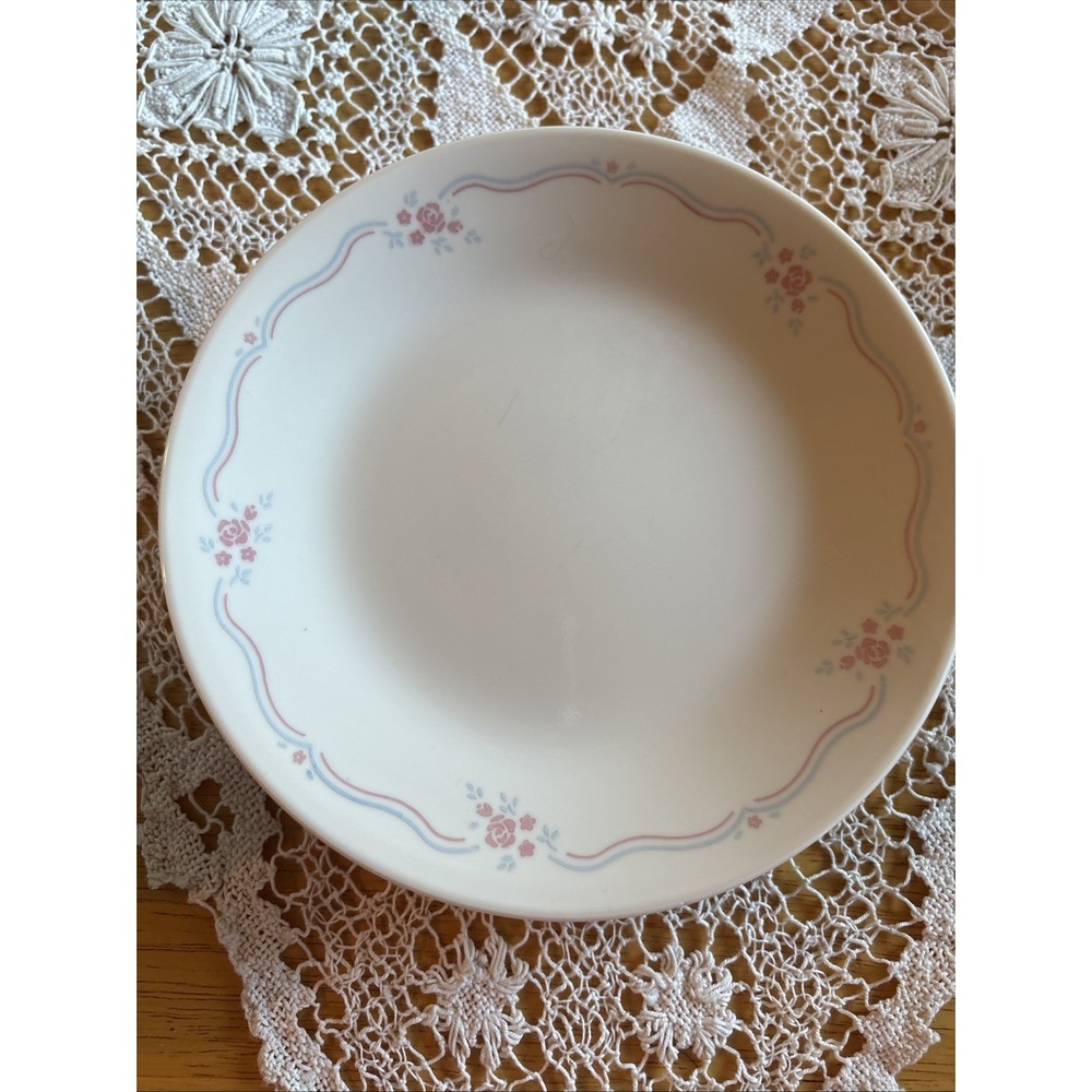 Set Of 7 Vintage Corelle English Breakfast Plates  6 3/4 " Made In USA